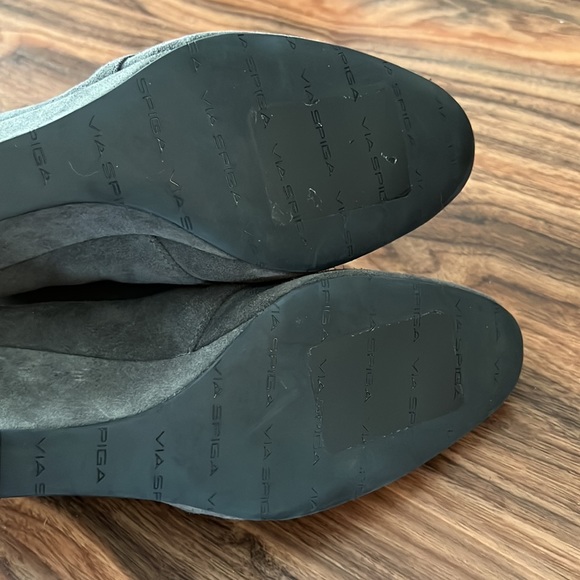 NWOT Via Spiga Sophie Lace Up Wedges - Picture 13 of 16